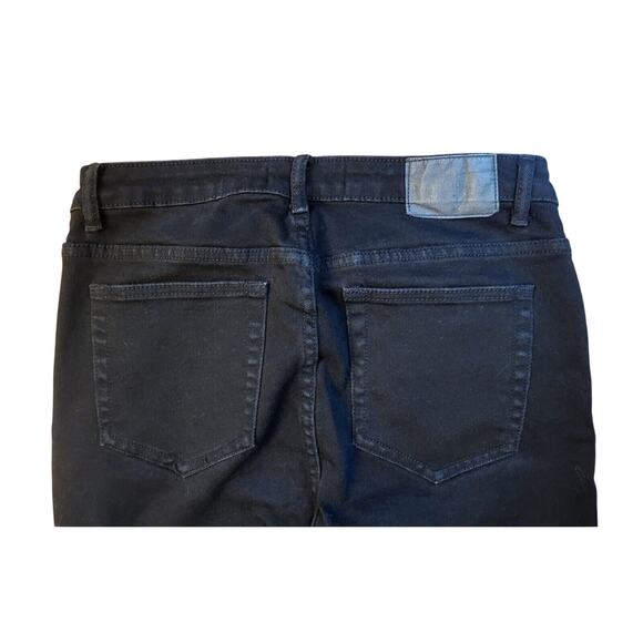 Monkey Ride Jeans Size Juniors Size 15/32 Ankle Straight Mid Rise Black Denim - Picture 4 of 16